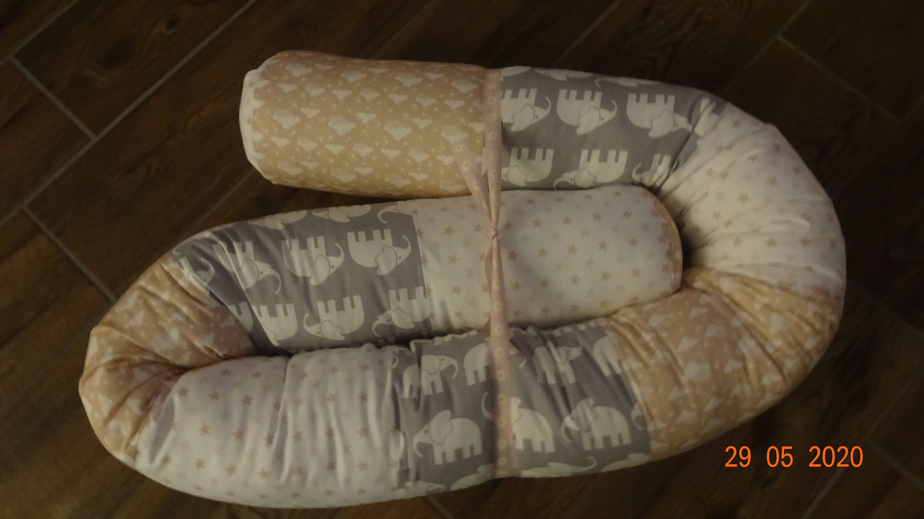 Bettschlange für Mädchenweissmint grau Etsy