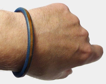 Bracelet Starbeit "Etoile Cuir RD63" Bleu