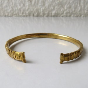 Vintage bangles brass bracelets fashion jewelry