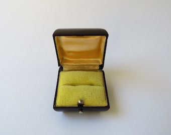 Boîte à bijoux en bakélite Vintage, récipient à bijoux carré pour bagues ou boucles d'oreilles, boîte à bijoux, boîte à bagues