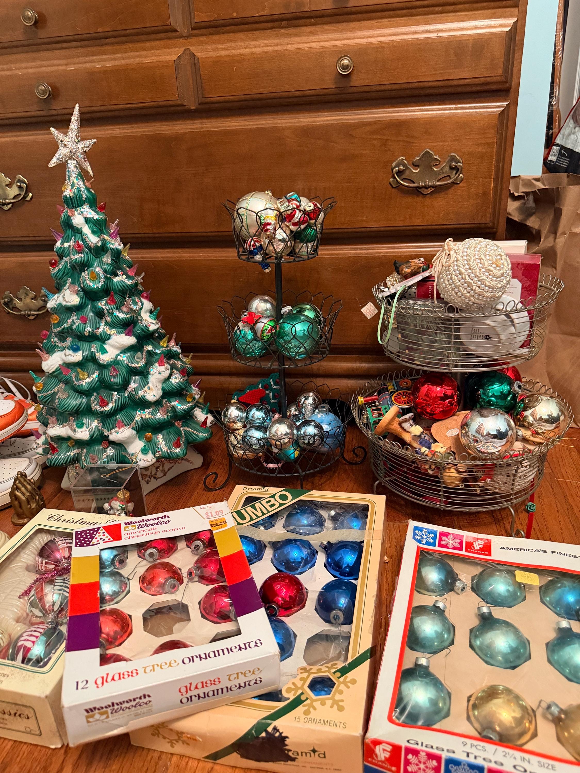 Vintage Christmas Ornaments - Etsy