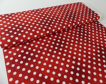 Quilting Treasures Quilting Treasures Daily Grind Punkte rot red Dots - von Quilting Treasures