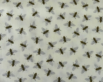 Bees by Moda Bee Creative Swarm of Bees Beekeepers Patchwork Fabric DIY Cotton Fabric