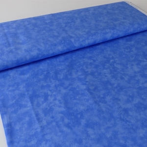 Tela patchwork azul de Moda Marbles uni tela de algodón costura DIY