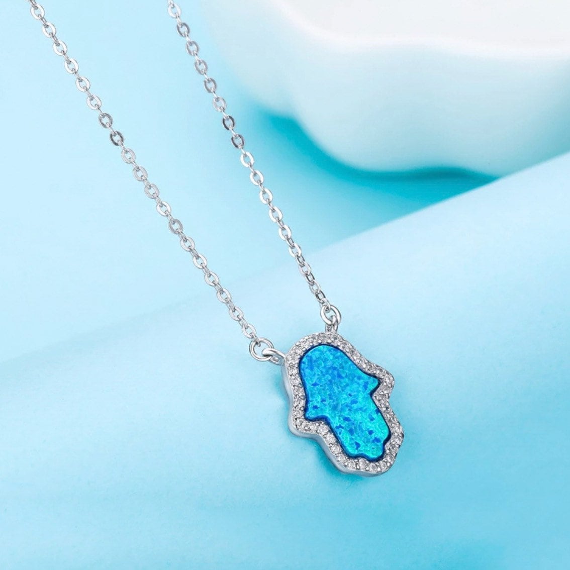 Orecchini E Collana Nazar Boncuk In Argento 925 - Set Gioielli Turco Con Occhio Blu, Regalo Elegante Per Lei