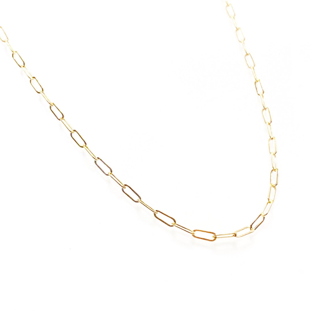Fine and Bold Staple Chains and Bracelets (14K Gold-filled) - Etsy