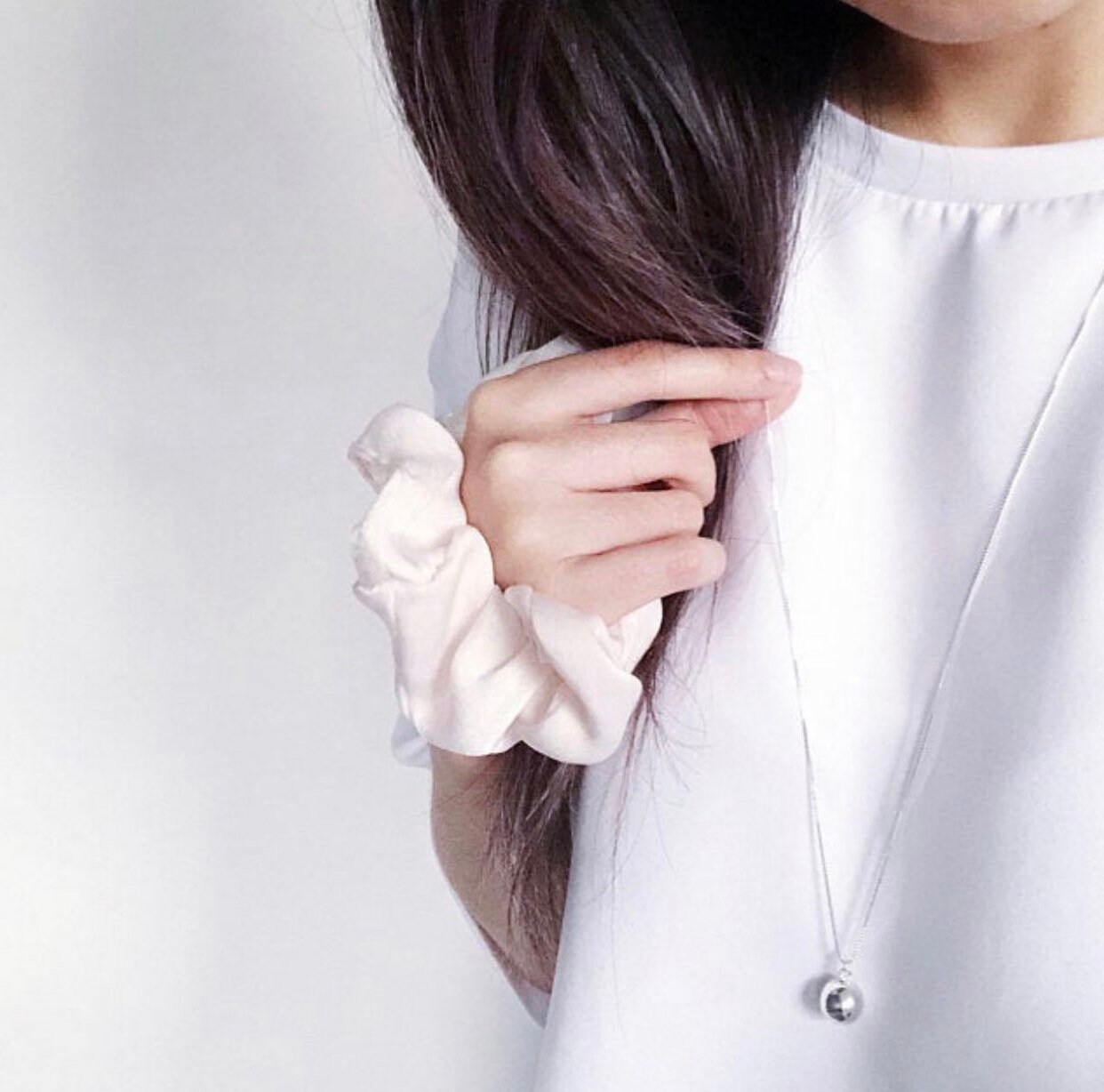 Sterling Silver Chime Ball Necklace 