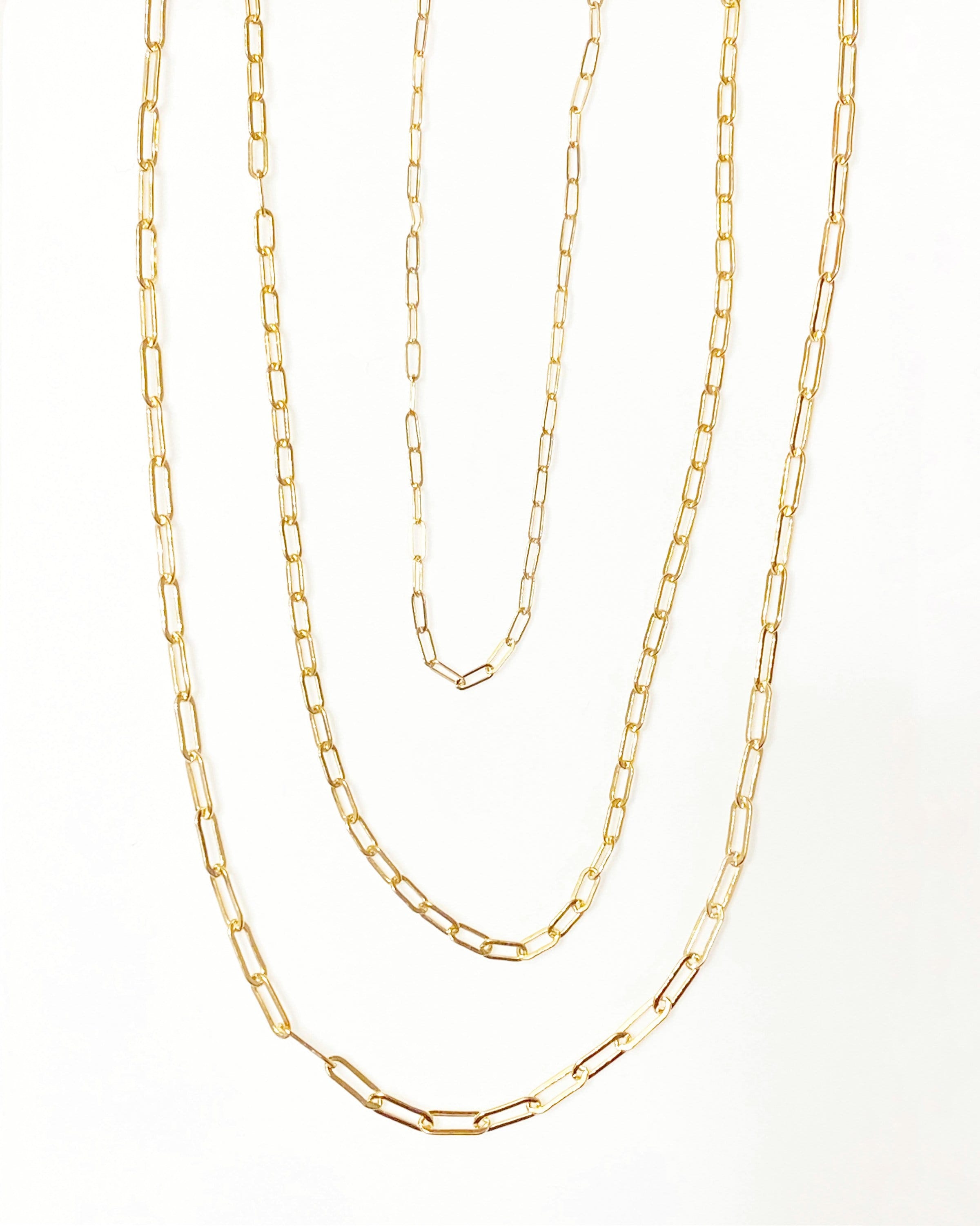 Fine and Bold Staple Chains and Bracelets 14K Gold-filled - Etsy
