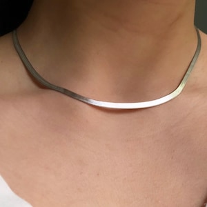 Herringbone Kette (Sterling Silber)