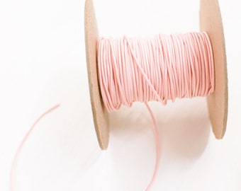 2 m elastic band pink, elastic cord, elastic strand