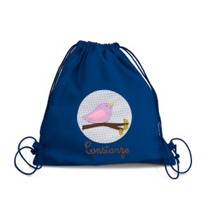 Turnbeutel Kinder personalisiert Vögelchen für Mädchen, Beutel Kindergarten, Vogel, Kiga Beutel, mit Namen, personalisiert, Rucksack