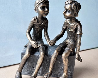 Skulptur Kinder Figur Wohndekoration