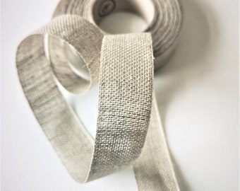 3 meter linen ribbon cotton