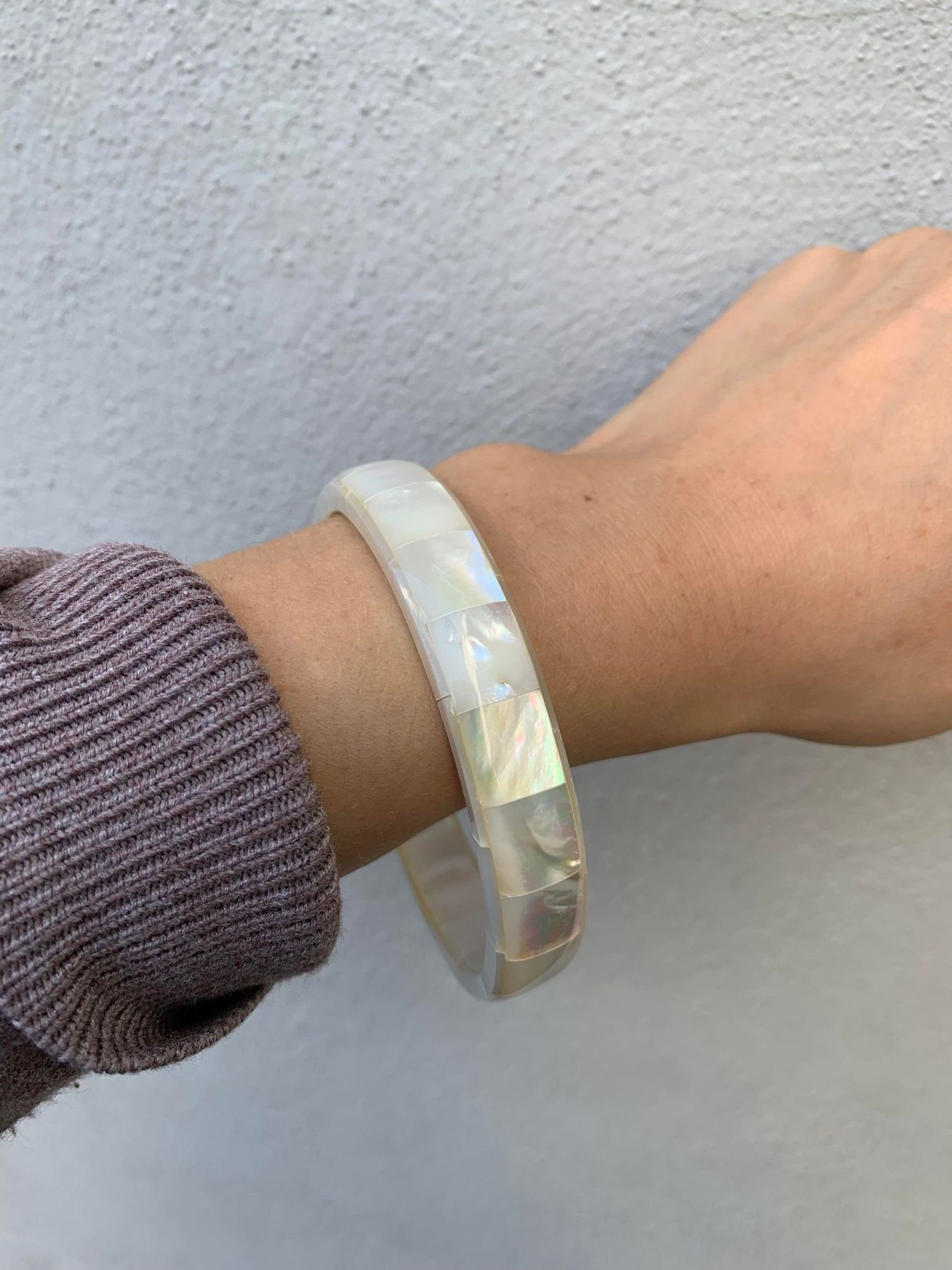 Mother Pearl Bangle Etsy Australia