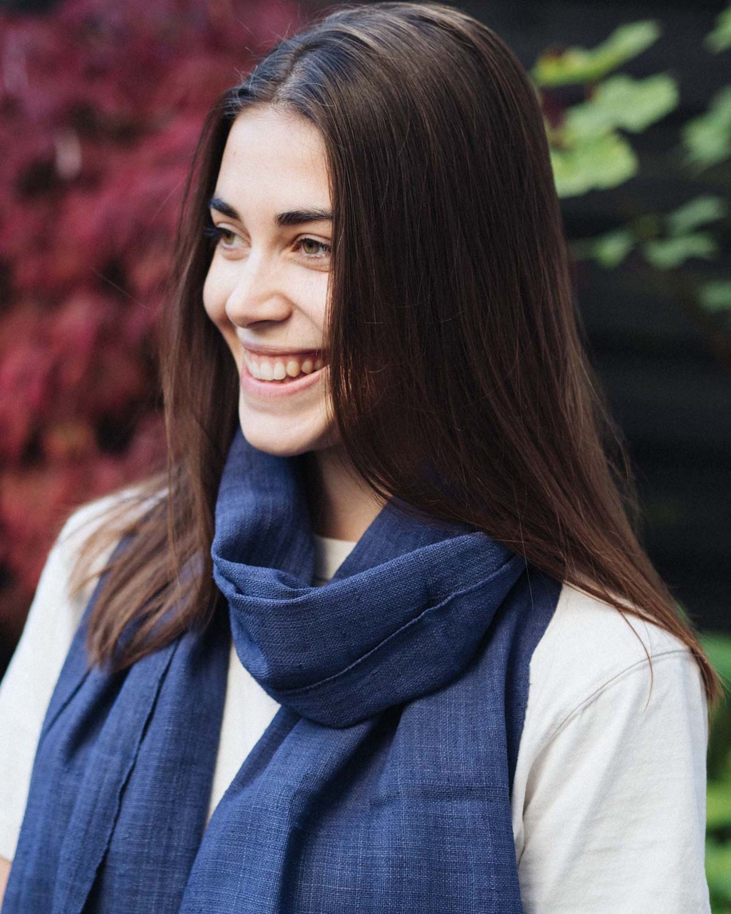 bufanda de seda de loto