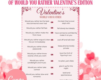 Adult Would You Rather – After Dark Edition (5x7 Printable Game)