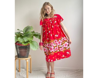 Robe Femme Noire René Derhy - Style Folklorique Brodé - Taille S - Occasion Très Bon état