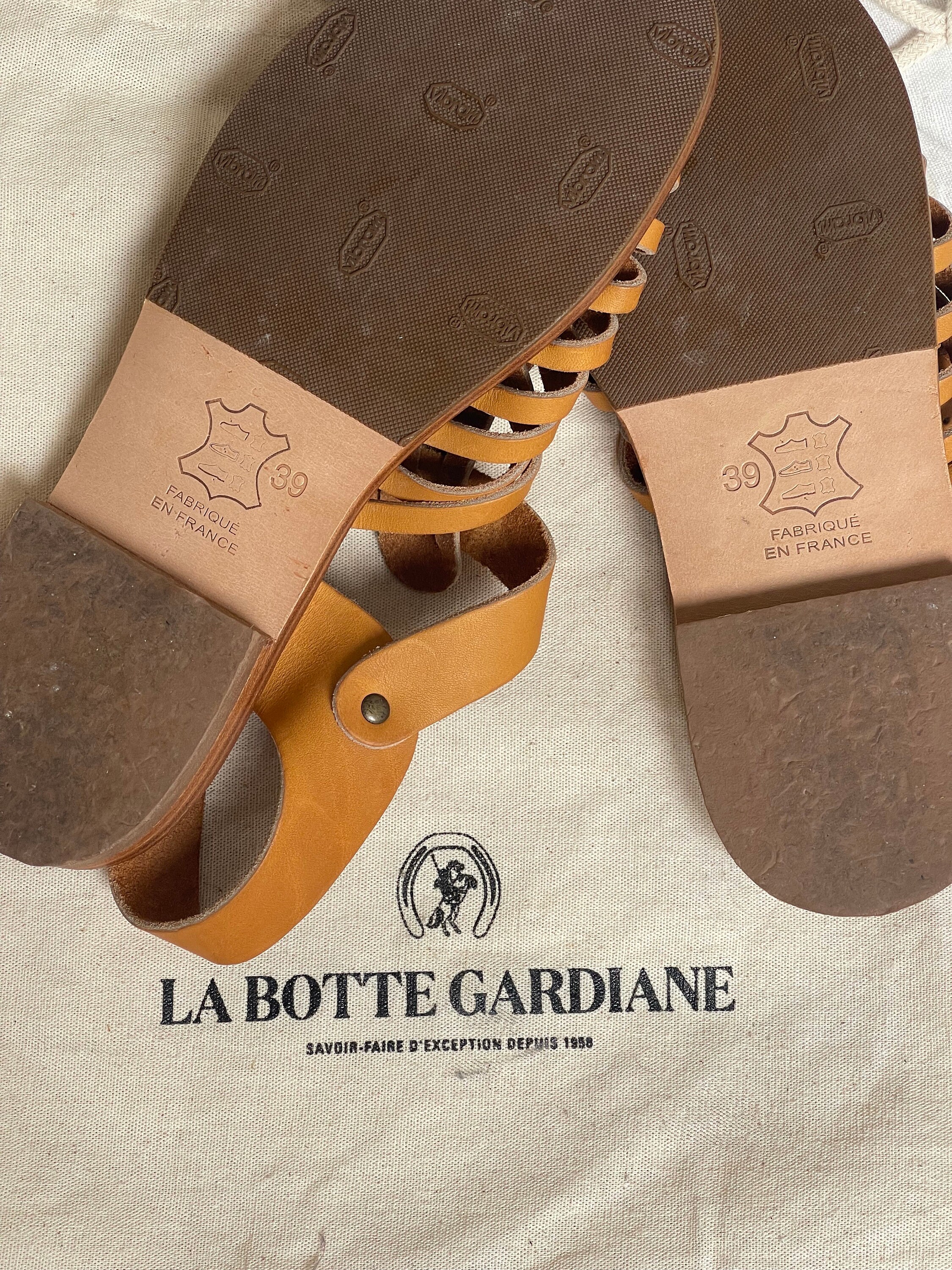 Buy Quality Leather Sandals Handmade in France Natural Caramel La 