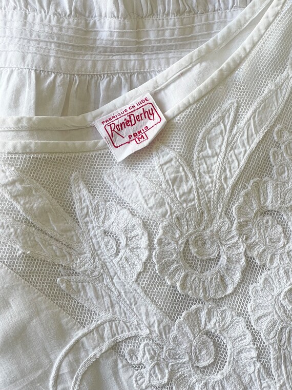 Vintage Rene Derhy Embroidered Lace Wedding Romantic … - Gem