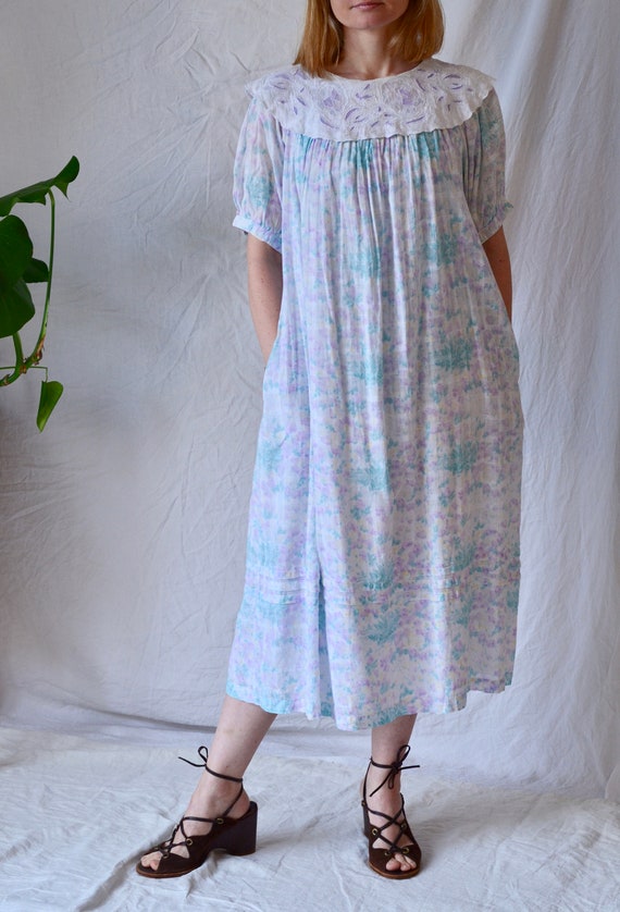 Vintage Ethereal Gauzy 1970's Indian /Folk/Lace/Bo