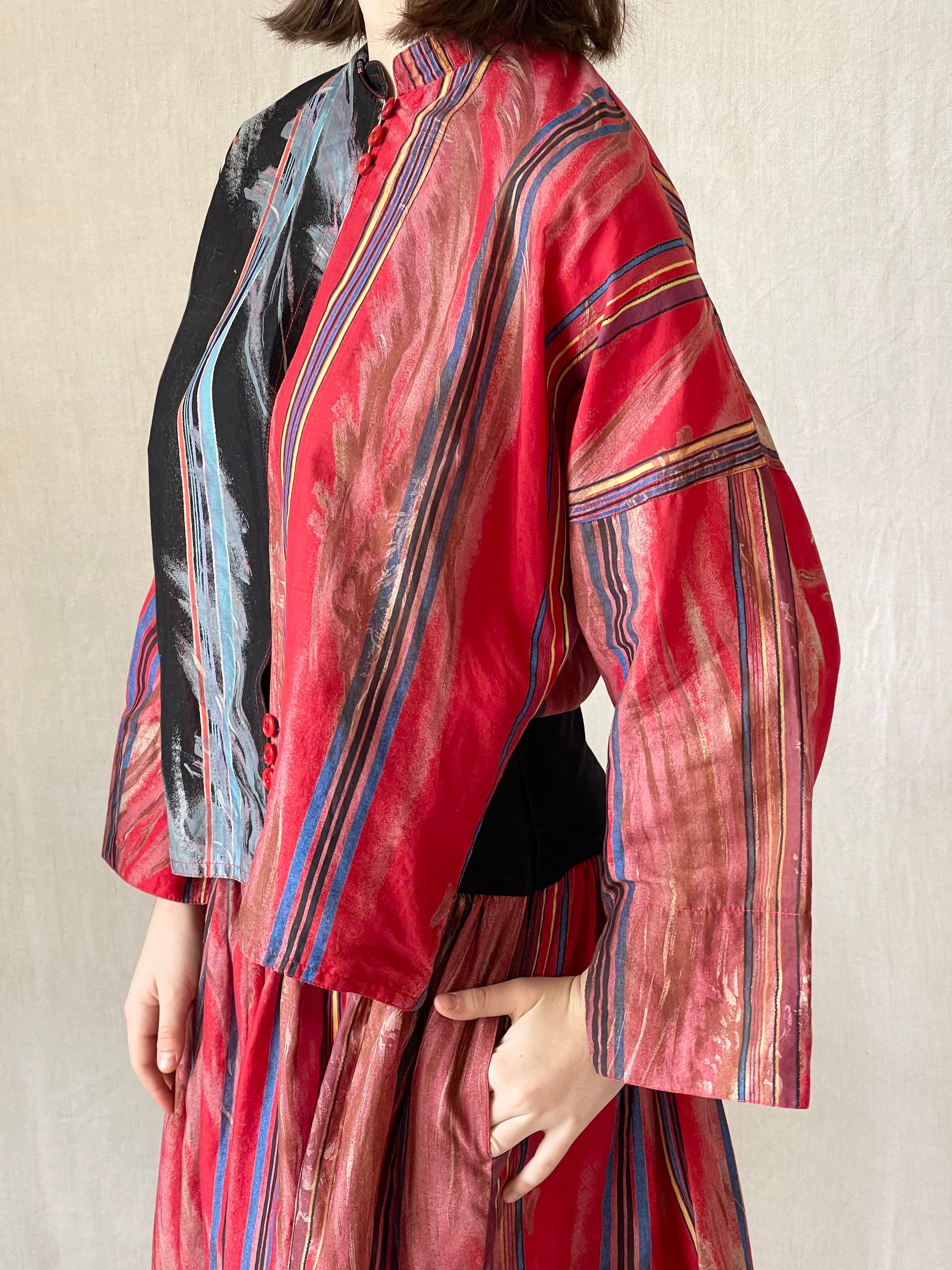 ブランド通販サイトをすべて Stunning Chacok Vintage Dress, Made in France, Wearable Art ワンピース