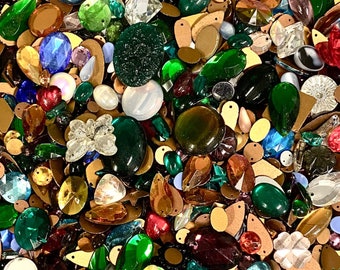 1 kg glass gemstones/colorful mixture/kiloware, for jewelry design, jewelry parts