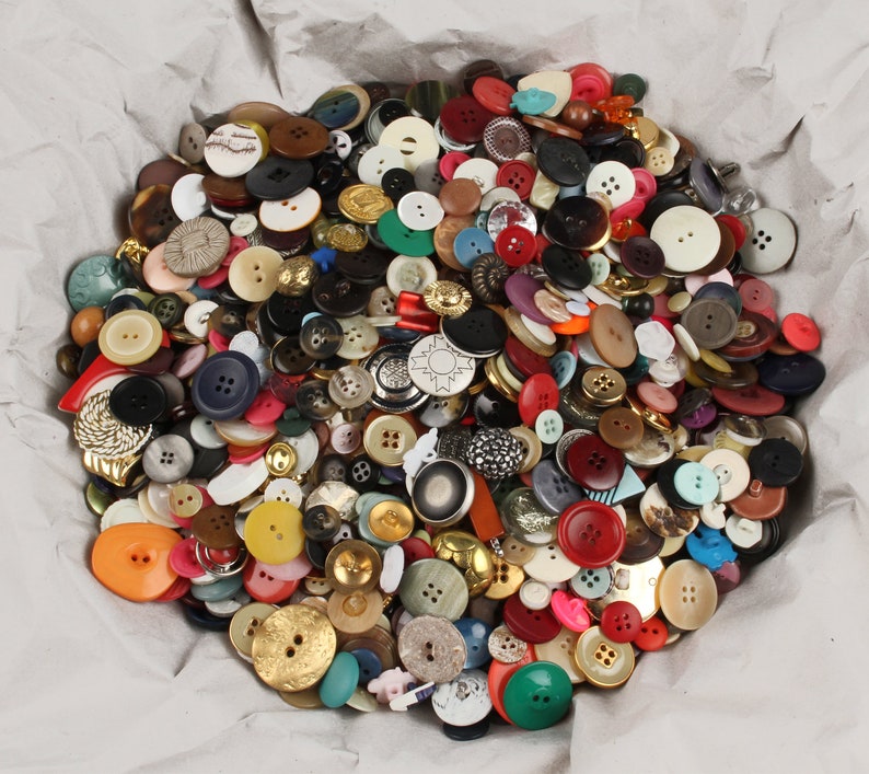 1 KG buttons / colorful mix / button mix / kilo goods / image 3