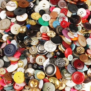 1 KG buttons / colorful mix / button mix / kilo goods / image 1