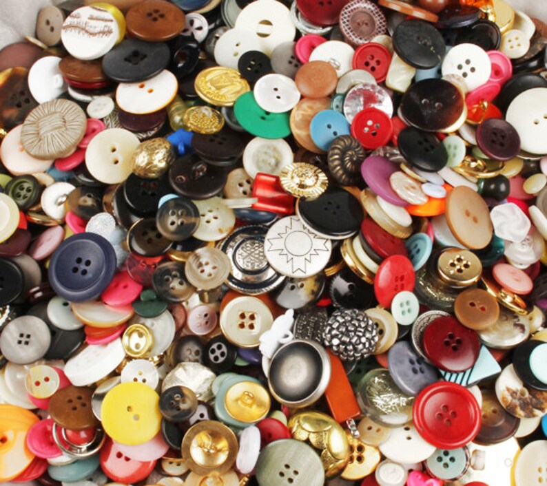 1 KG buttons / colorful mix / button mix / kilo goods / image 1