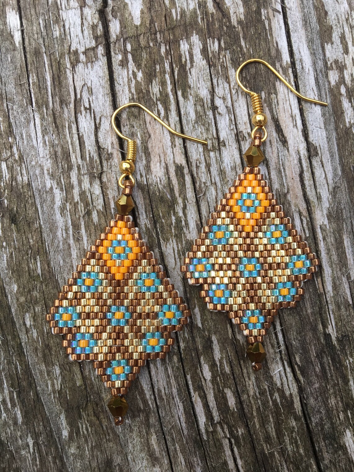 Delica Beaded Earrings - Etsy