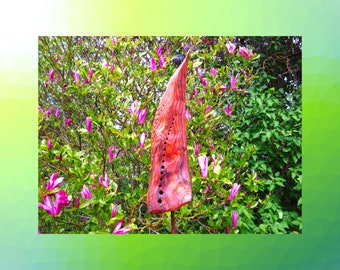 Insektenhotel Bienen, Kübel-, Gartenstecker Hochbeet Pflanzen Stele, Holz, Metall, nachhaltig Windspiel outdoor Frühling