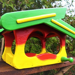 Vogelfutterhaus Futterhaus Balkon Terrassen Garten Deko Etsy