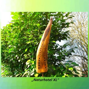 Hotel per insetti da picchettare, casa per api selvatiche, casa per insetti per aiuole rialzate e contenitori, ausilio sostenibile per l'arrampicata, regalo per il giardino