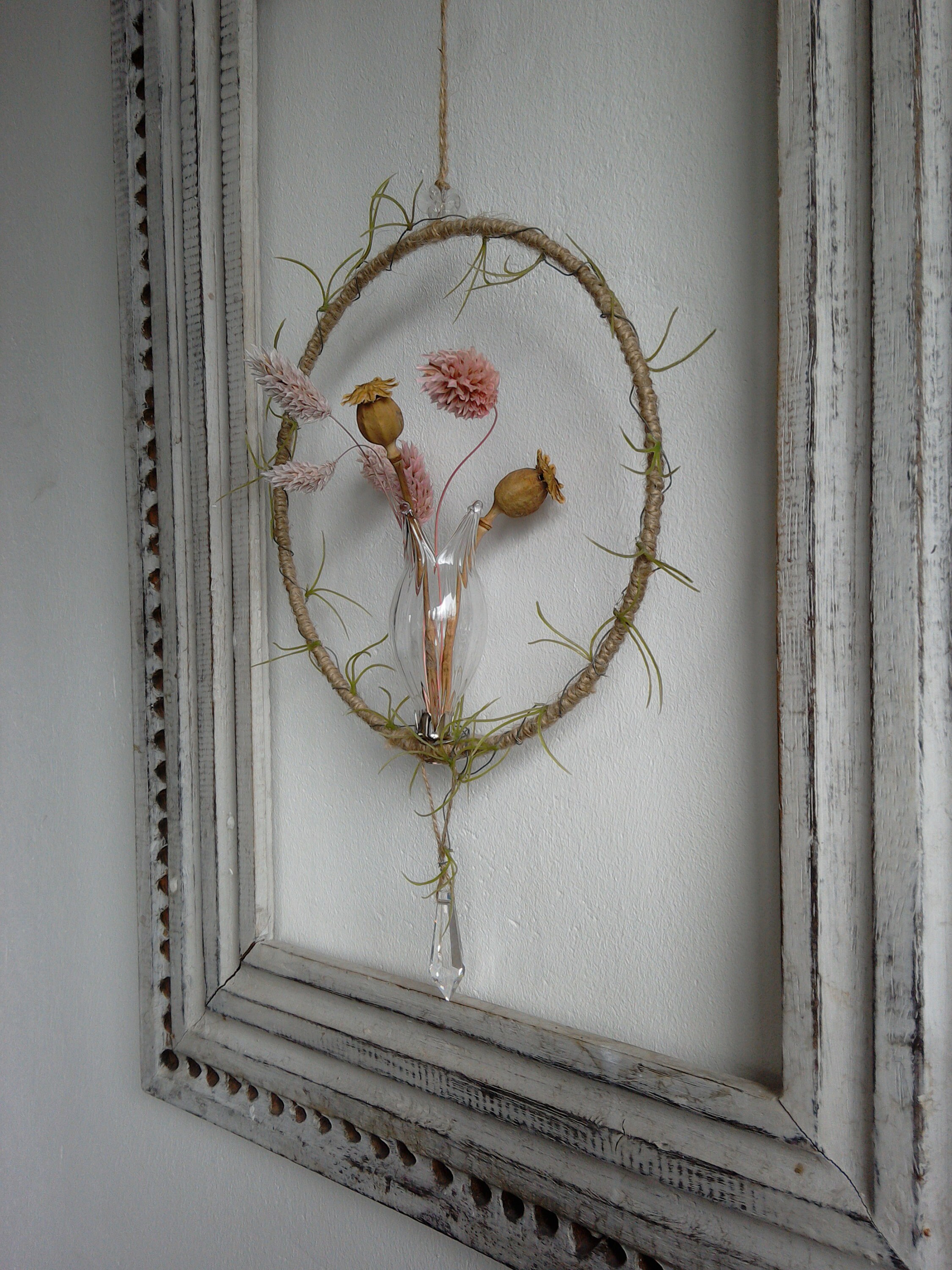 Fensterdeko hängend Glasväschen minimalistisch  Etsy