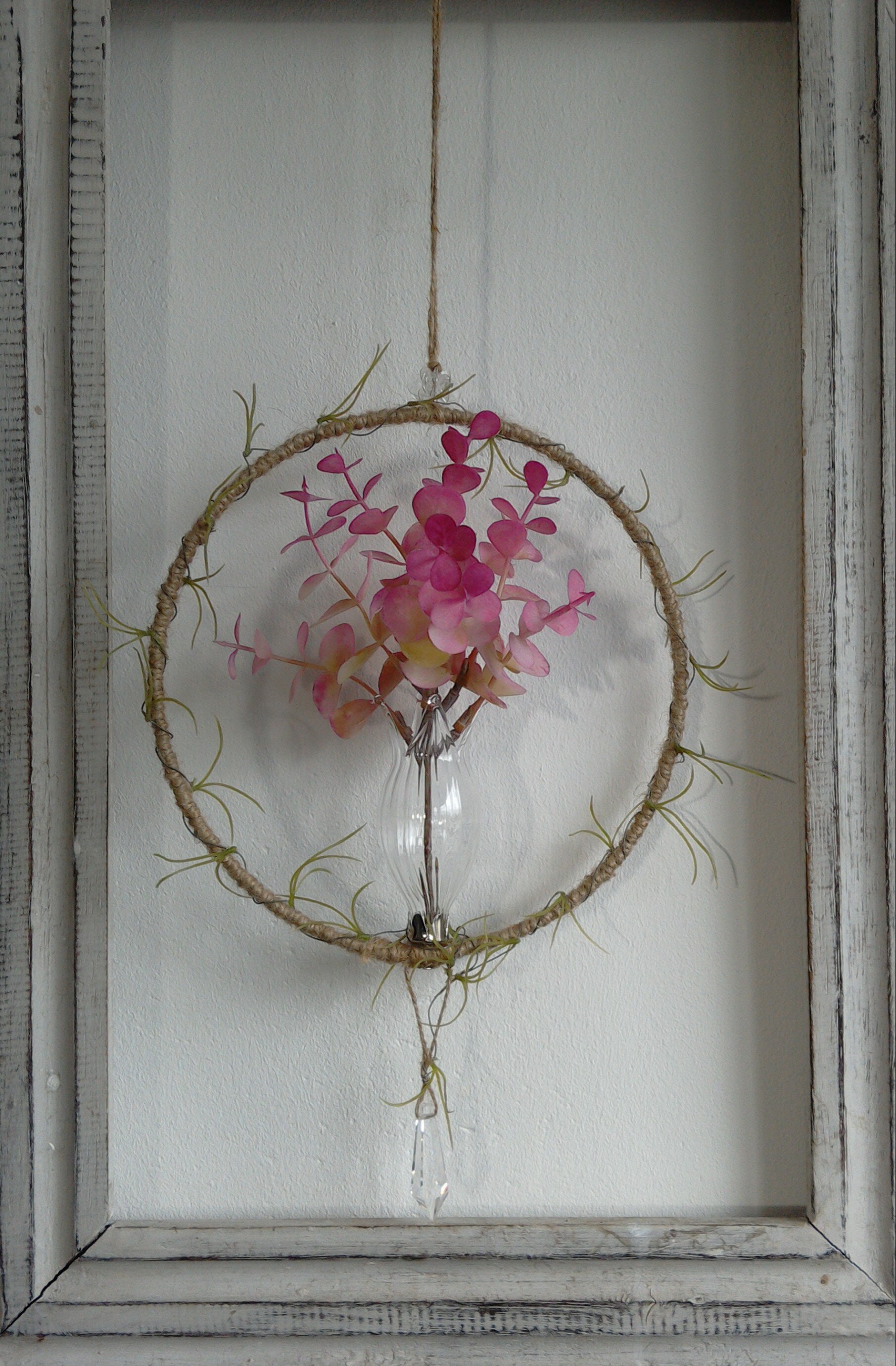 Fensterdeko hängend Glasväschen minimalistisch  Etsy