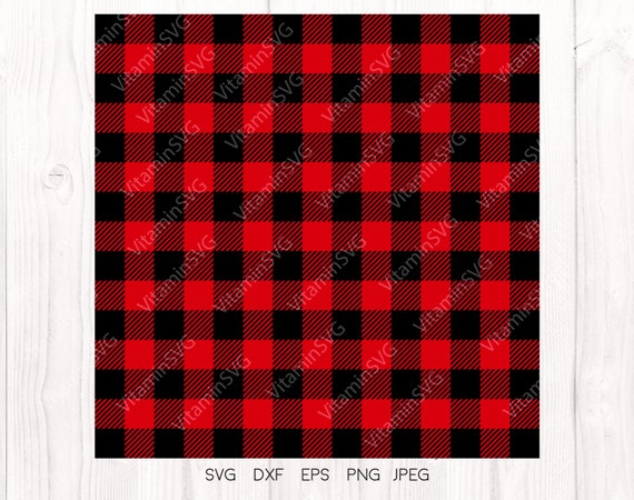 Buffalo Plaid Svg Plaid Vector Pattern Svg Clipart Files Etsy