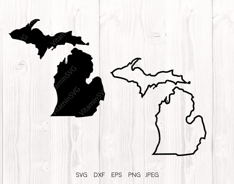 Michigan svg file Michigan state Michigan outline Cricut ...