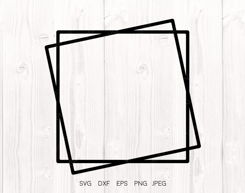 Square frame svg Sketch Basic frame SVG Simple frame svg Etsy