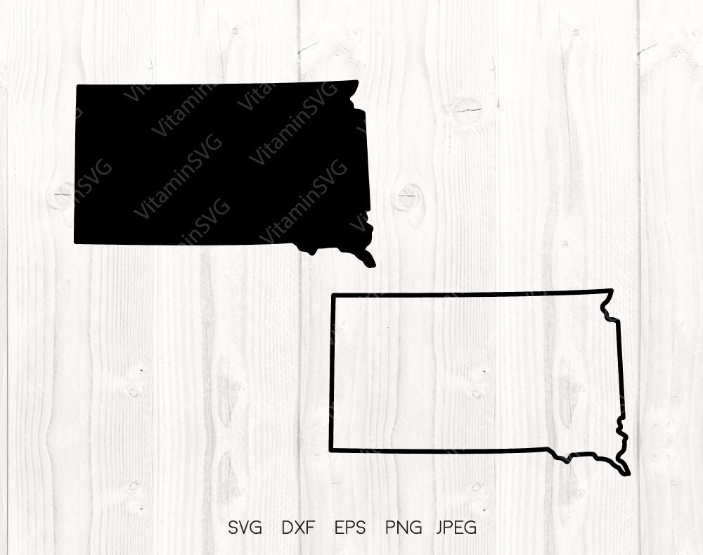 Download South Dakota svg file South Dakota state South Dakota | Etsy