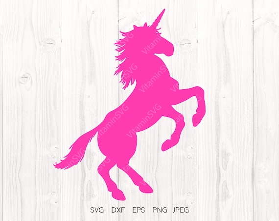 Download Unicorn Svg Unicorn Clipart Pink Unicorn Birthday Girl Etsy