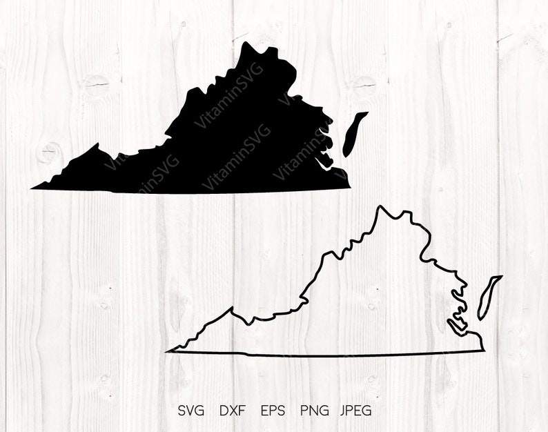 Download Files For Cricut Silhouette Designs Cricut Downloads Va State Svg Virginia Svg Virginia State Svg File Virginia Outline Va Clipart Kits Kids Crafts