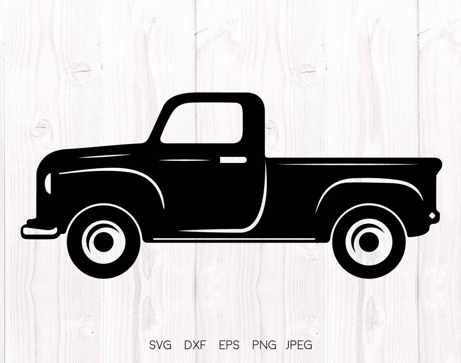Download Truck Svg Vintage Truck Svg Car Clip Art Pick Up Truck Svg Etsy