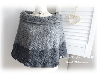 Schöne Varianten off Shoulder Cape/Poncho  im Shabby Chic, Vintage, Landhausstil