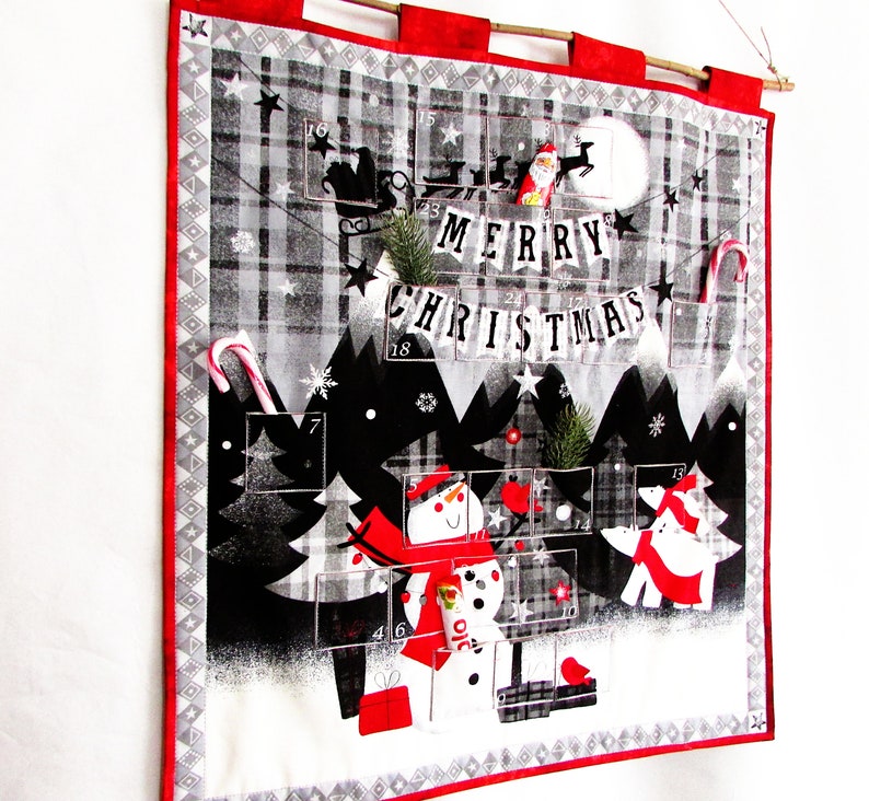 Christmas Calendar Advent Calendar Snowman to fill yourself image 5