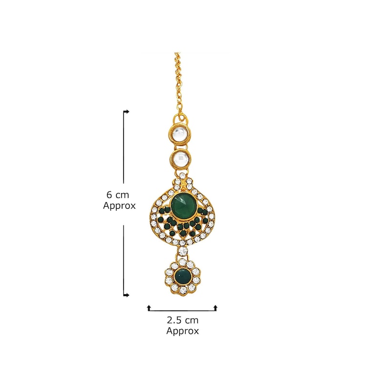 Green Pearl Ethnic Indian Traditional Stunning Gold Plated Choker Wedding Party Wear Sterling Necklace Earrings Tika Jewelry Set