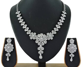 Indian Bollywood Style Fashion Wedding Setsilver Plated - Etsy