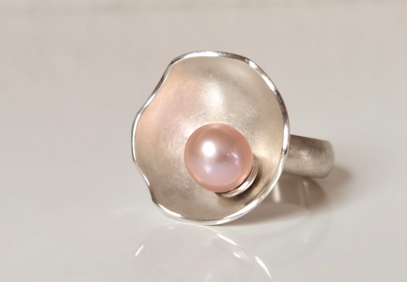 Ring Perle in der Schale Bild 1