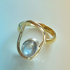 Ring Labradorit 585 Gold Bild 1