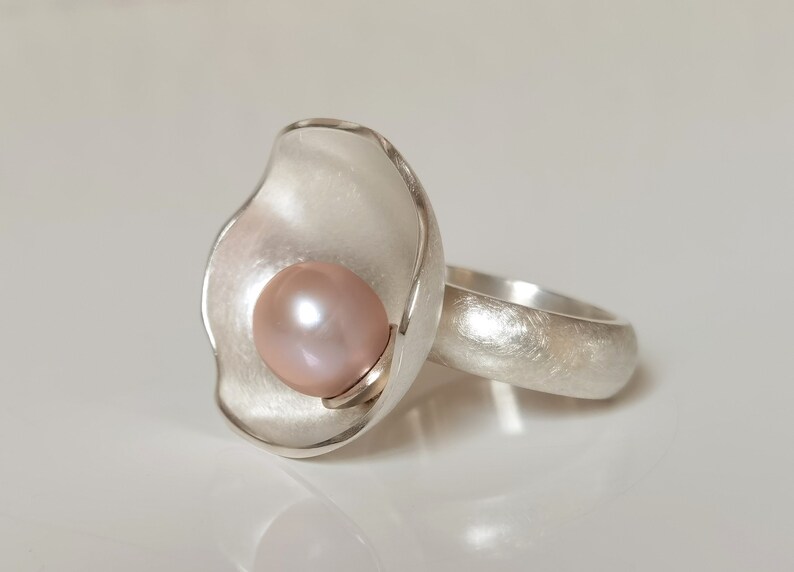 Ring Perle in der Schale Bild 4