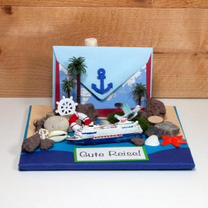 Kleines Geldgeschenk Kreuzfahrt Urlaub Reisegutschein Mittelmeer Karibik, Kleinigkeiten von NB, ART. 78